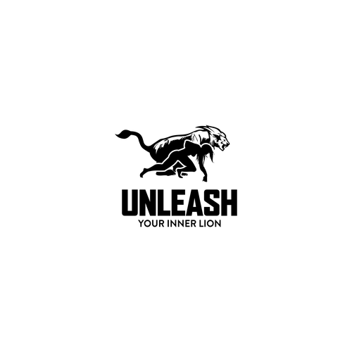 Transformation logo with the title 'Unleash your inner lion'