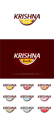 Lunch logo with the title 'KRISHNA'