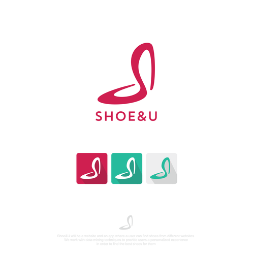 Shoe design with the title 'shoe&u'