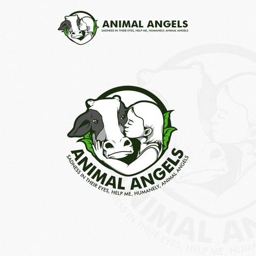 Animal logo with the title 'Animal Angels'