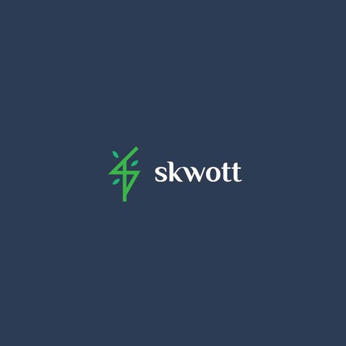 Office space design with the title 'professional logo design for chair manufecturer "skwott"'