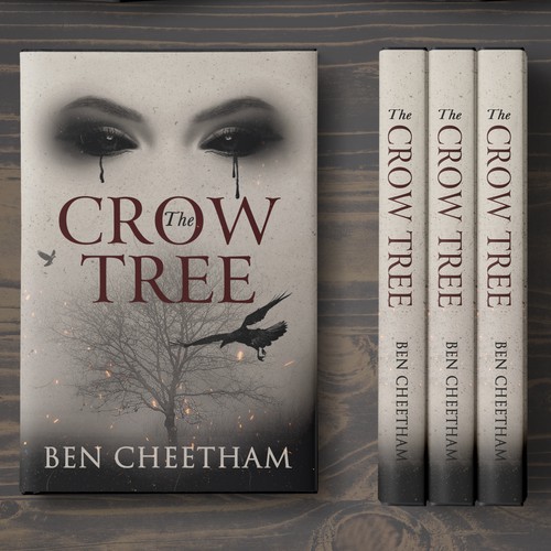 Horror book cover with the title 'The Crow Tree by Ben Cheetham'