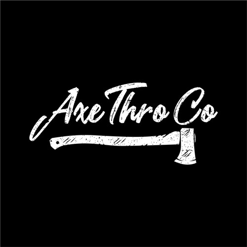 Axe design with the title 'Winner of Axe Thro Co Contest'