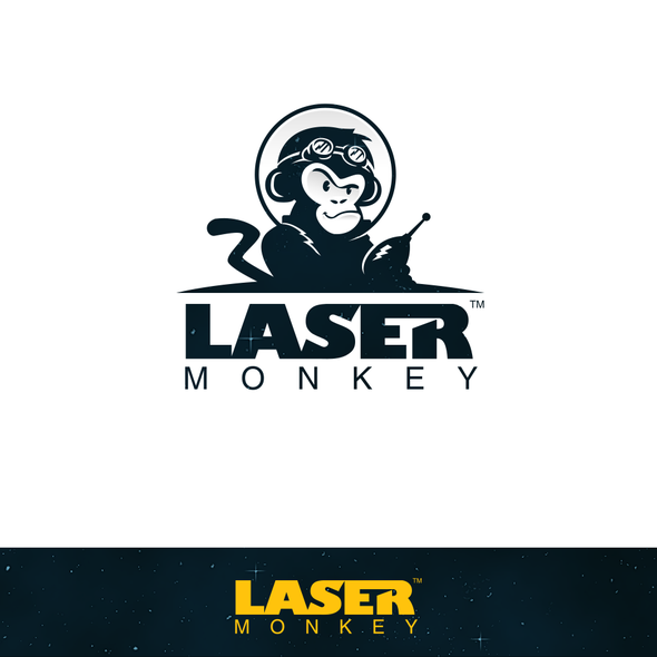 Laser logo with the title 'Simple and Professional Logo for interactive/ experiential marketing business to business'