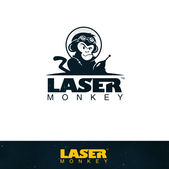 Monkey design with the title 'Simple and Professional Logo for interactive/ experiential marketing business to business'