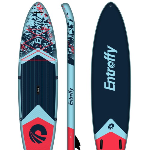 Paddle board design with the title 'Paddle Board design'