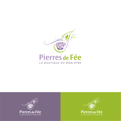 Creation logo with the title 'Pierres de fée'