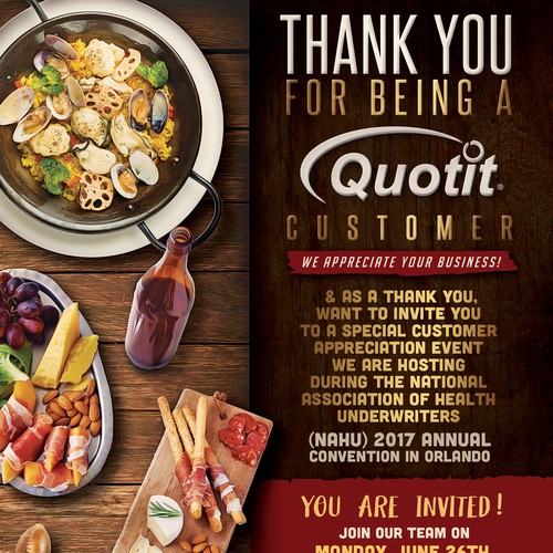 Invite design with the title 'Creative Email Invite'