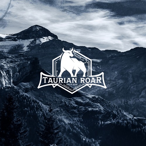 Band logo with the title 'Logo for New Australian Band "Taurian Roar"'