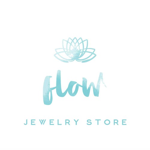 Flow design with the title ',,whispering flow,,  logo '