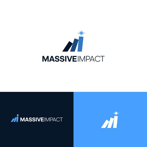 Impact design with the title 'Clean Modern Logo for Marketing Agency'