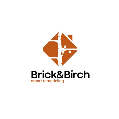 Brick logo with the title 'Birch Tree and Brick logo'