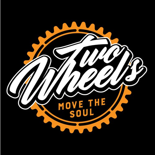 Motorbike design with the title 'Logo for premium motorcycle rental and touring company'