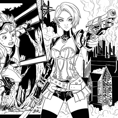 Novel artwork with the title 'Tesla Novel'