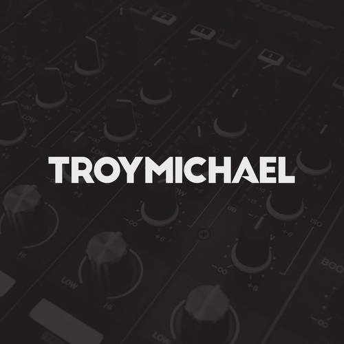 DJ design with the title 'Troy Michael'