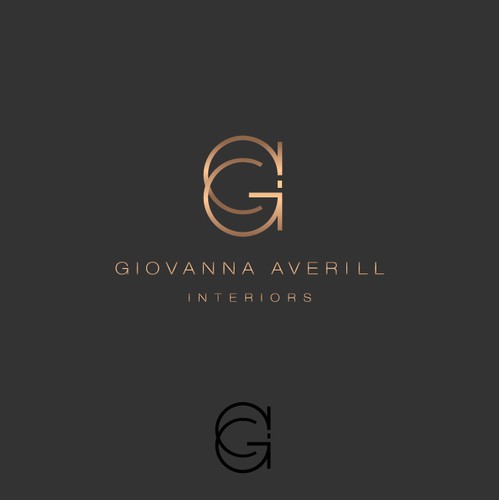 Household interior design logo with the title 'Giovanna Averill Interiors - Logo'