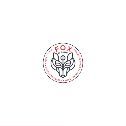 Coffee design with the title 'Fox Hollow'