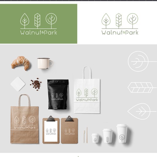 Herbal logo with the title 'Nature Inspired Logo'