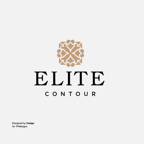 Heart design with the title 'ELITE countour'