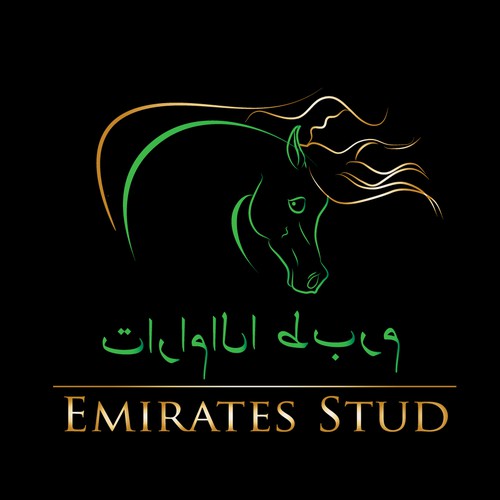 Horse brand with the title 'Logo concept'