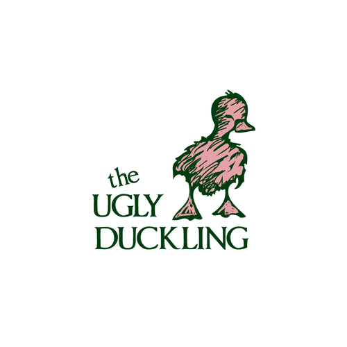 Duck logo with the title 'The Ugly Duckling'