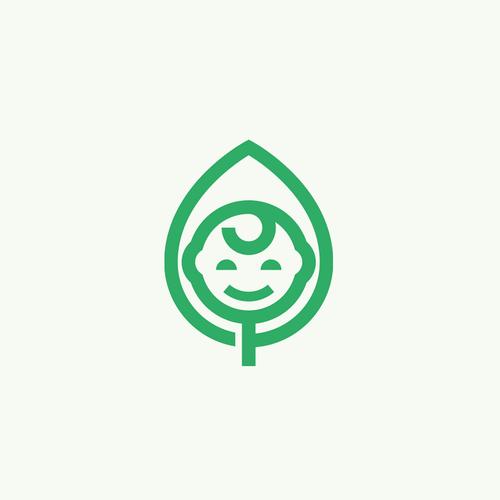 Healthcare logo with the title 'Iconic logo for child health protection organization'