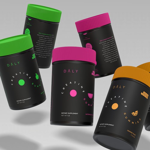 Sleek packaging with the title 'Packaging Design for Supplements'