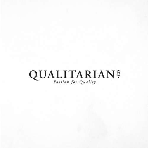 Literal logo with the title 'QUALITARIAN'
