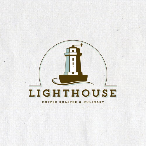 Marine logo with the title 'Nautical Coffee Roaster LOGO'