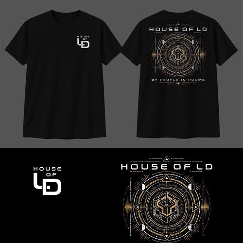 Geometric t-shirt with the title 'Music event tshirt'