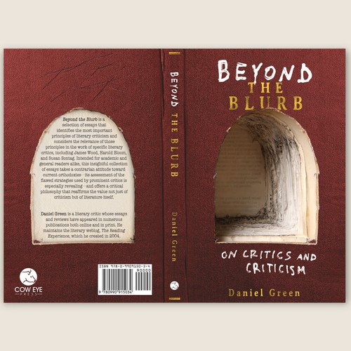 Symbolic design with the title 'Challenging book cover for Beyond the Blurb'