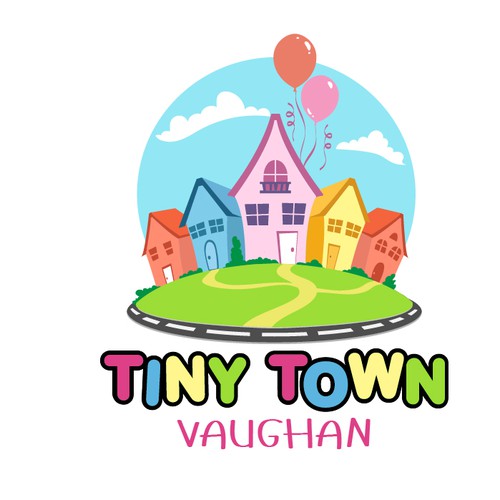 Town logo with the title 'Logo for children'