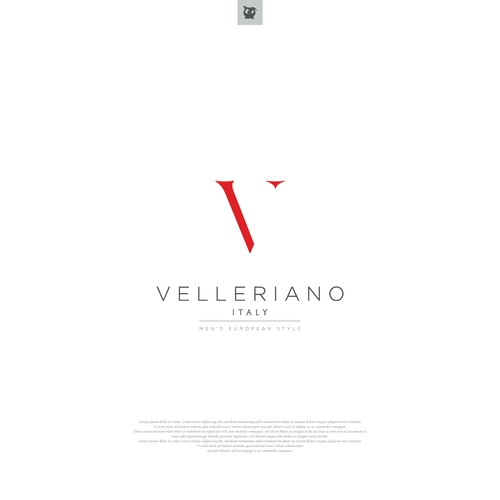 Serif brand with the title 'Logo for a high end Italian clothing store'