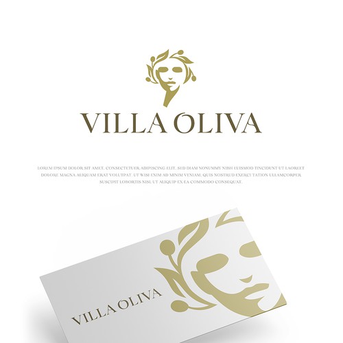 Travel brand with the title 'Villa Oliva'