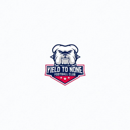 Bulldog logo with the title 'We want a new logo (to go with our club slogan) for our sporting club to live by, and to inspire.'