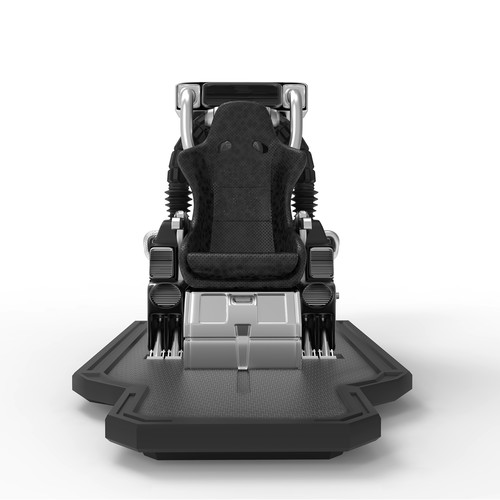 Metal artwork with the title 'Chair prototype'