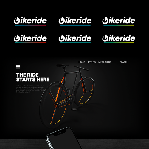 Bike logo with the title 'bike Logo design for sale'