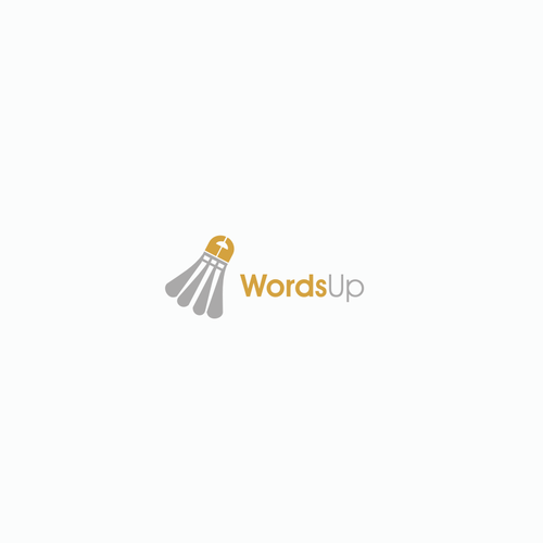 Word design with the title 'Words Up logo'