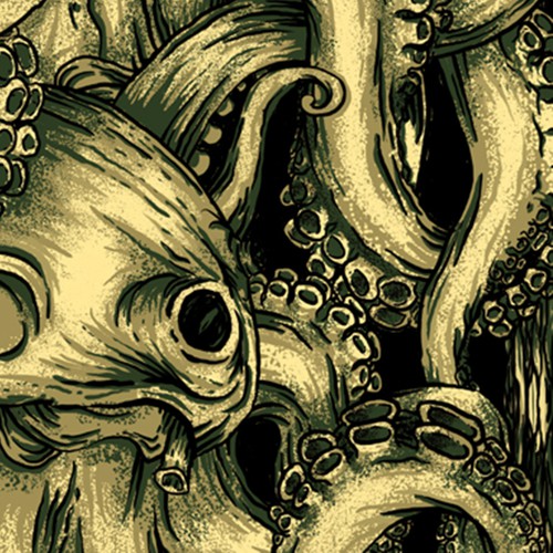 Octopus t-shirt with the title 'octopuskull'