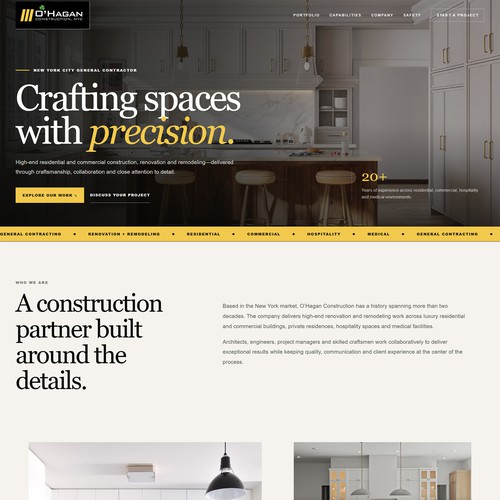 Website with the title 'Website design '