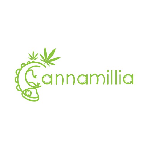 Lizard logo with the title 'chameleon logo'