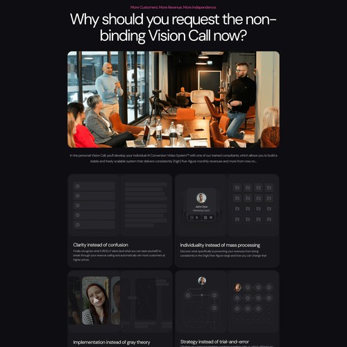 Website with the title 'Business Partnership'