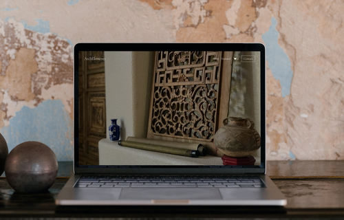 Chinese design with the title 'Framing Historical Artistry For ArchElements'