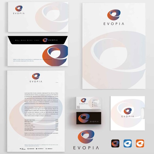 Event brand with the title 'evopia'