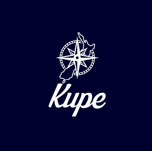 Naval logo with the title 'Bold Nautical Compass Logo'