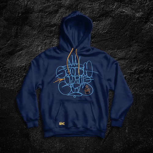 Raw design with the title 'Scotch In The City Hoodie design V1'