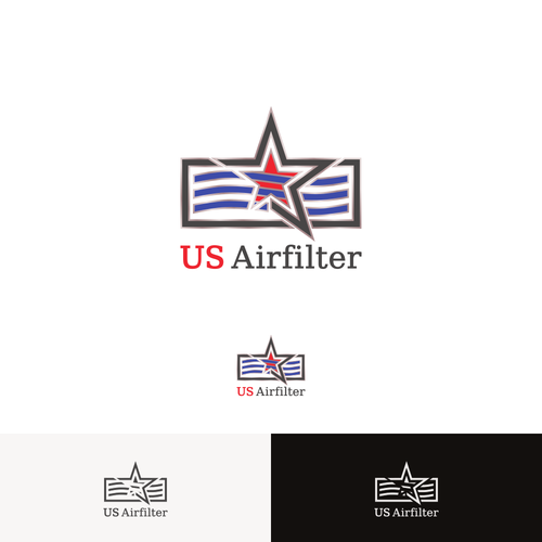 Chrome design with the title 'Chrome style for air filter product'