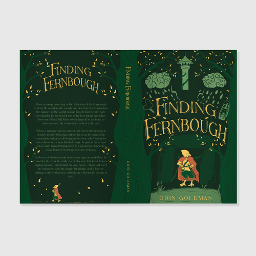 Forest book cover with the title 'Finding Fernbough'