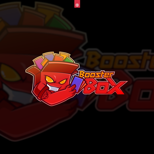 Design with the title 'BoosterBox logo design'