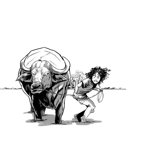 Comic book artwork with the title 'Illustration'
